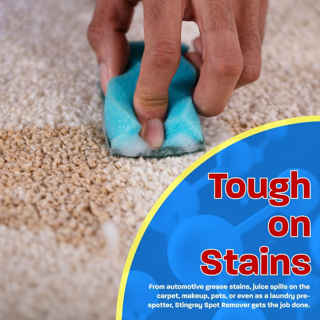 Stingray Spot Remover 32 Fl oz | Advanced, Eco-Friendly Multi Surface Stain Removal | 4-Pack