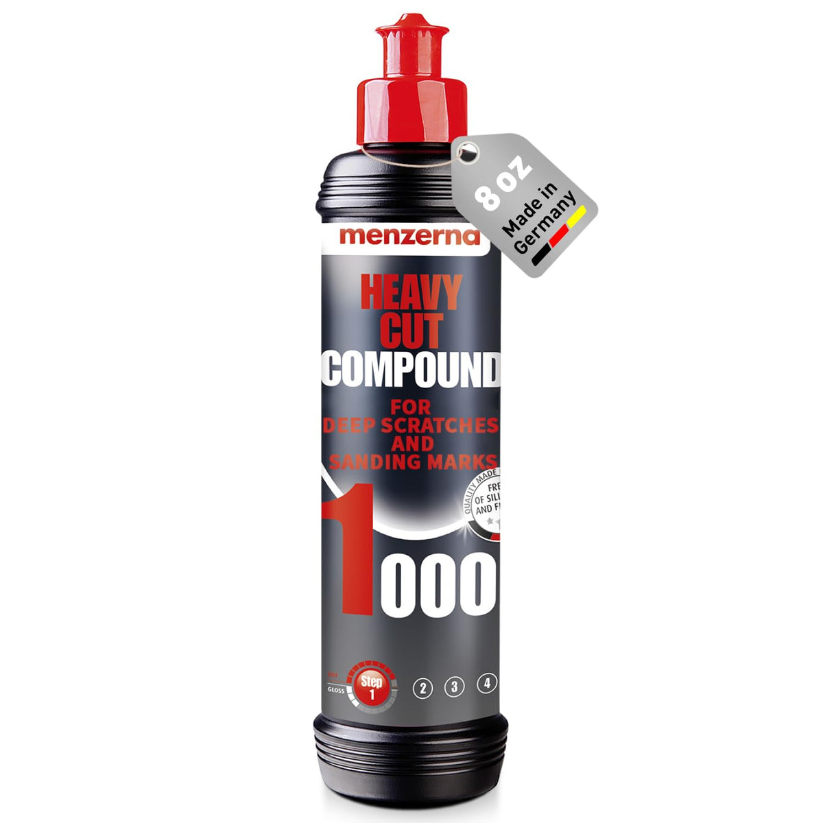 menzerna Heavy Cut Compound 1000 I Abrasive Polishing Compound I 8 fl oz
