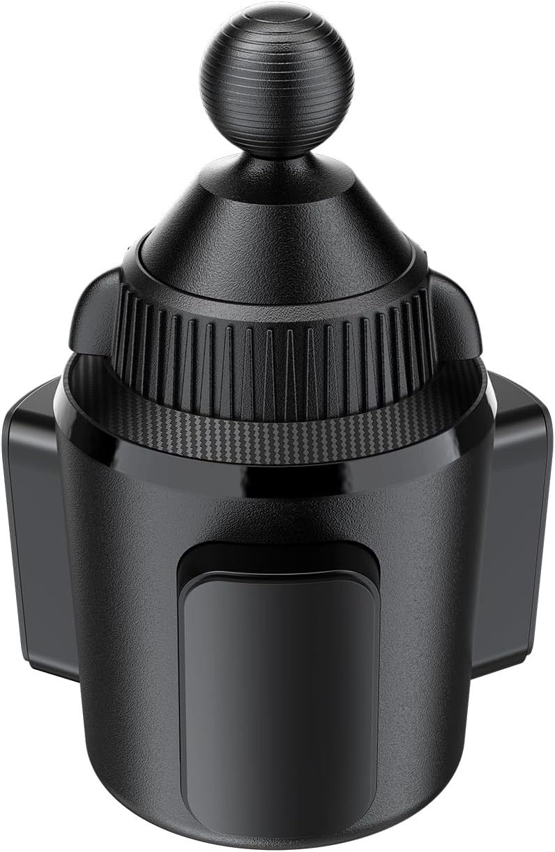 APPS2Car Cup Holder Base with 1” Ball, Expandable Car Mount for B-Size Arms