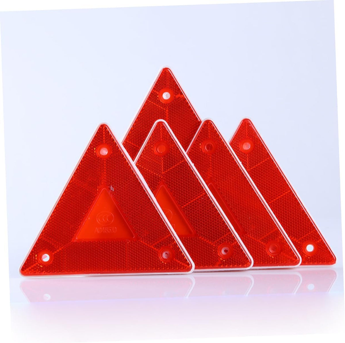 Alipis 5 Pcs Triangle Warning Sign for Truck Roadside Emergency