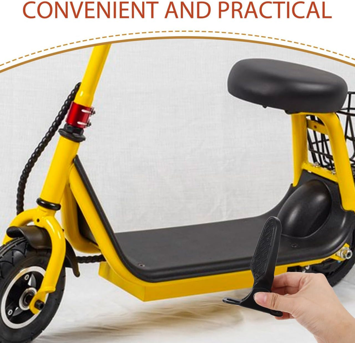 Rear Foot Peg Pedal Replacement for Mountain Bike Electric Car Foot Peg Passenger Rear Footrest 1 Pair 4.72 X 2.75 X 1.57 in Cycling Accessory