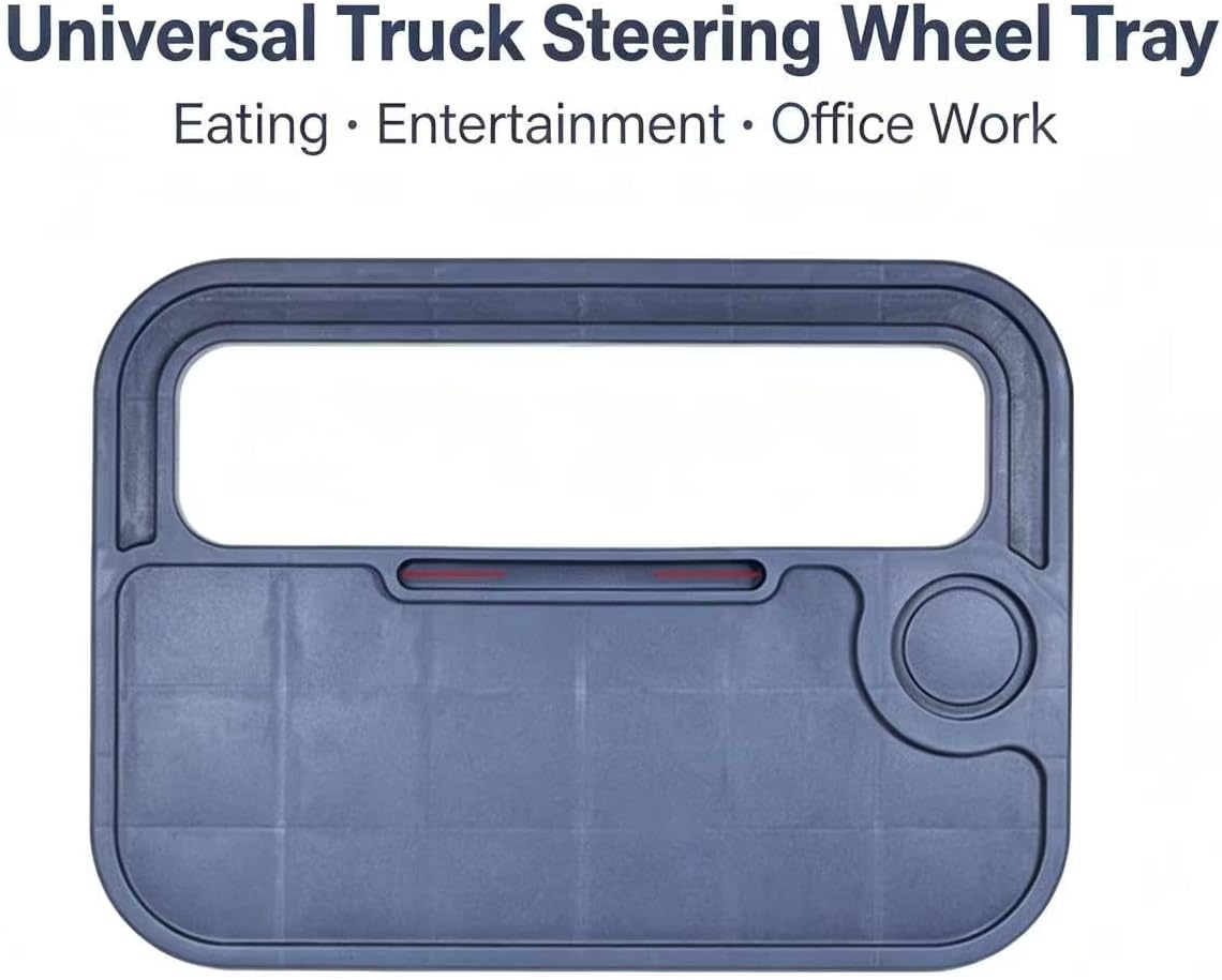 Extra Wide Heavy Duty Steering Wheel Tray for Kenworth T880