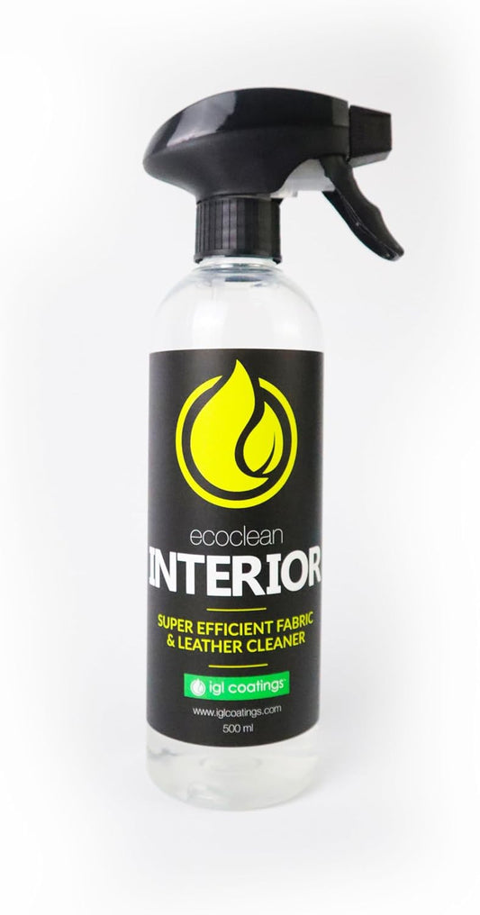 IGL Ecoclean Interior – Ultimate Fabric & Leather Cleaner | Powerful, Eco-Friendly Interior Care for Cars, Homes & Upholstery (500ml)