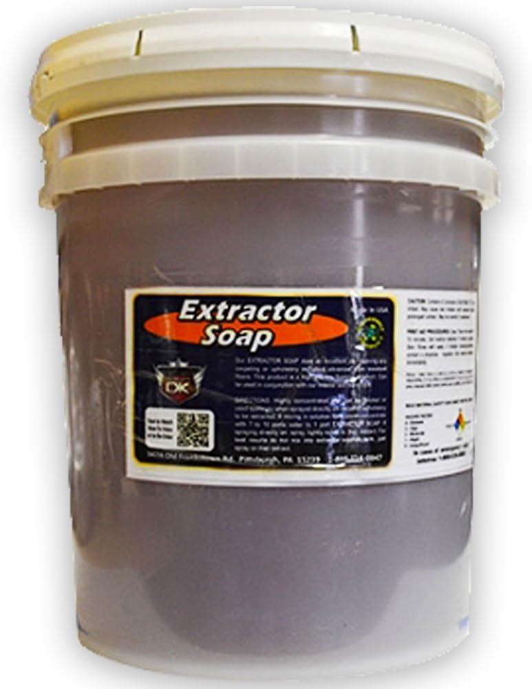 Detail King Car Interior Extractor Soap - Auto Fabric Cleaner - 5 Gallons
