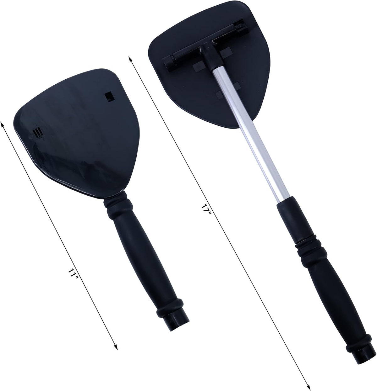 POLYTE Pivoting Windshield Glass Cleaning Tool Extendable Aluminum Handle