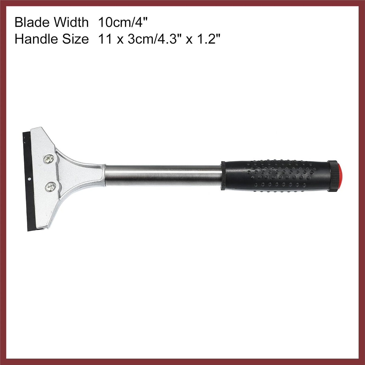Black Plastic Coated Handle Metal Blade Car Cleaning Ice Snow Scraper Replace Parts