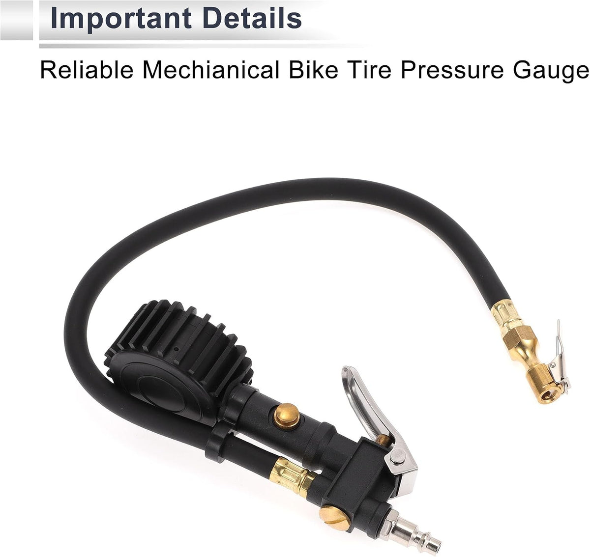 1 Set Universal Tire Pressure Gauge 0-100PSI 2.56 Inch Digital Pressure Gauge Tyre Air PSI Meter for Motorcycle SUV Truck