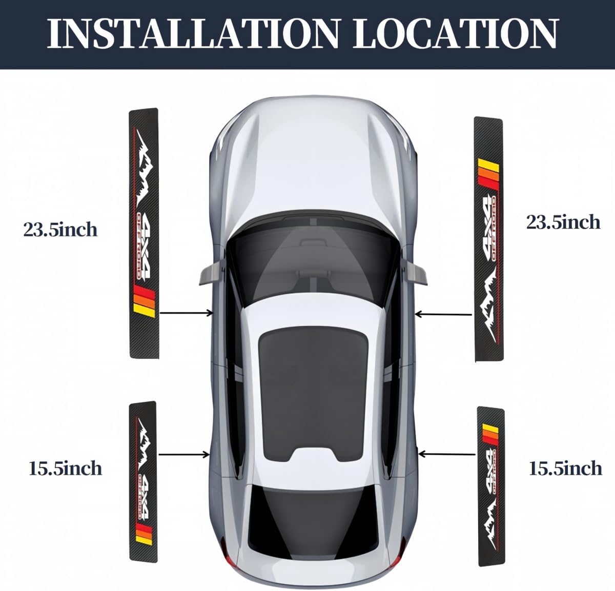 4PCS Car Door Edge Guards, Scratch Protector for All Vehicles