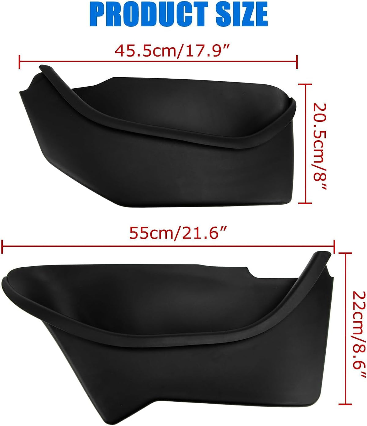 PSLER Front & Rear Door Pocket Liners for 2025 2026 Tesla Model Y Juniper