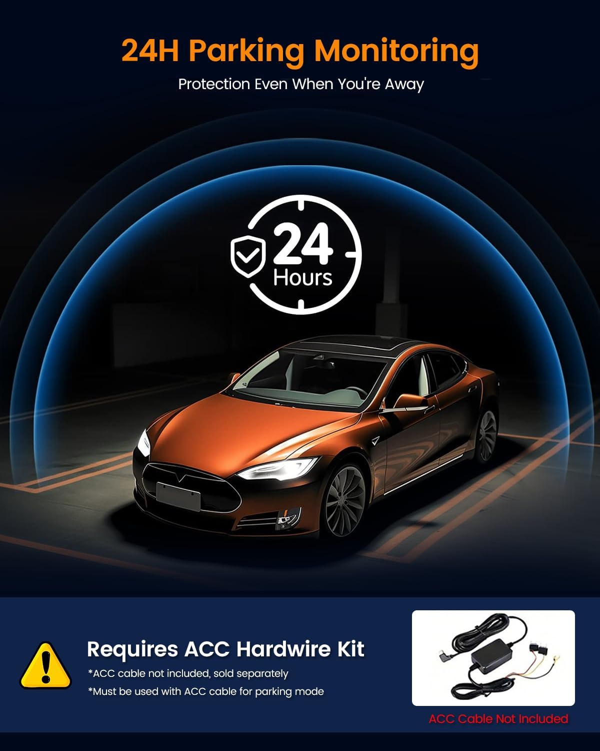 360 View 4 Channel Dash Cam Front and Rear Left Right Camera for Cars