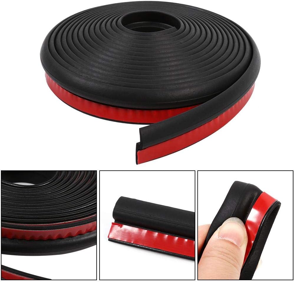 Z Shape Universal Rubber Seal Protector Guard Strip, Keenso Car Door Rubber Seals Trim Seal Door Guards Weatherstrip for Car Window Door Engine Cover, Length
