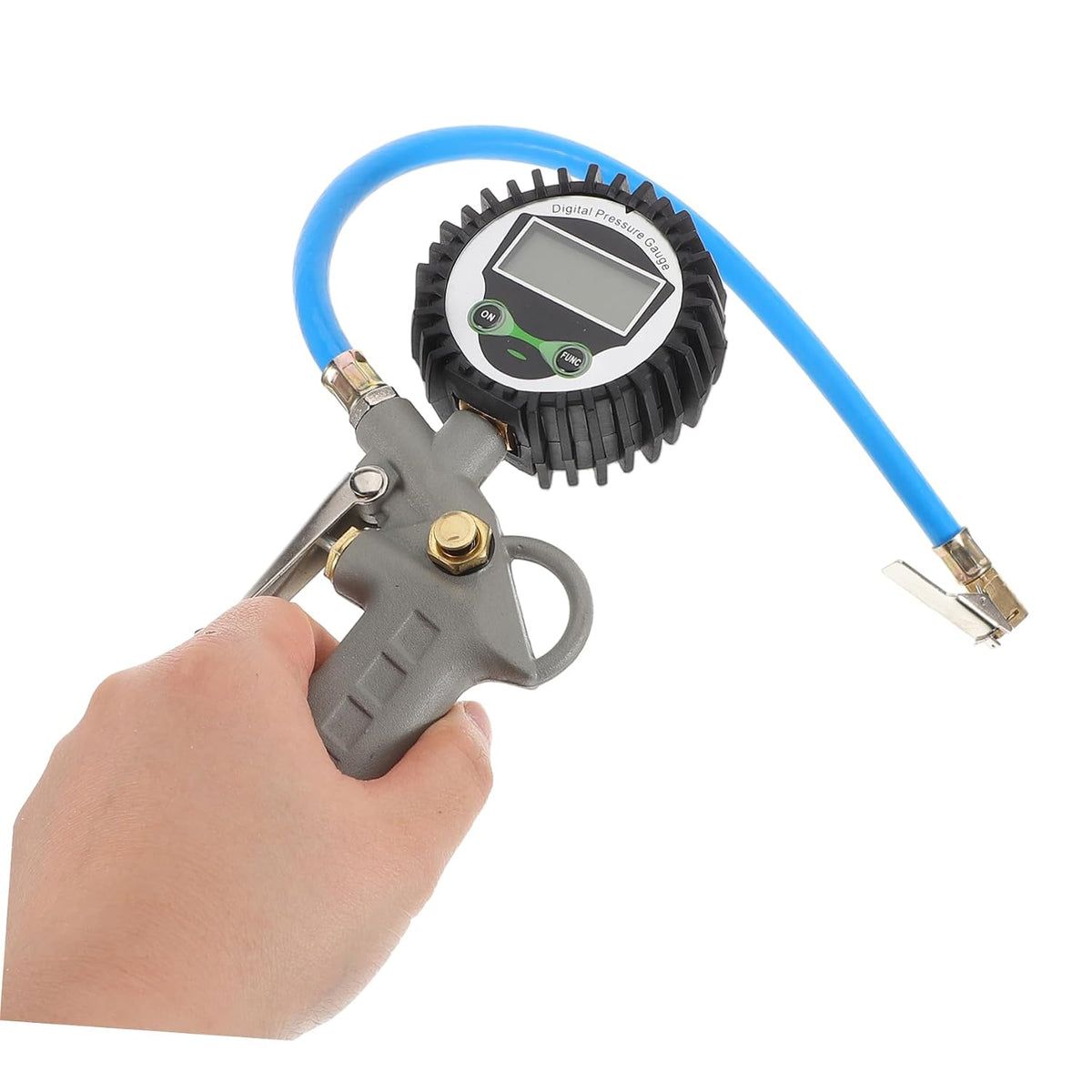 PRETYZOOM Digital Tire Pressure Gauge Stainless Steel Tire Pressure Measuring Tool with Large Handle for Easy Reading Precision Accuracy for Cars and Trucks