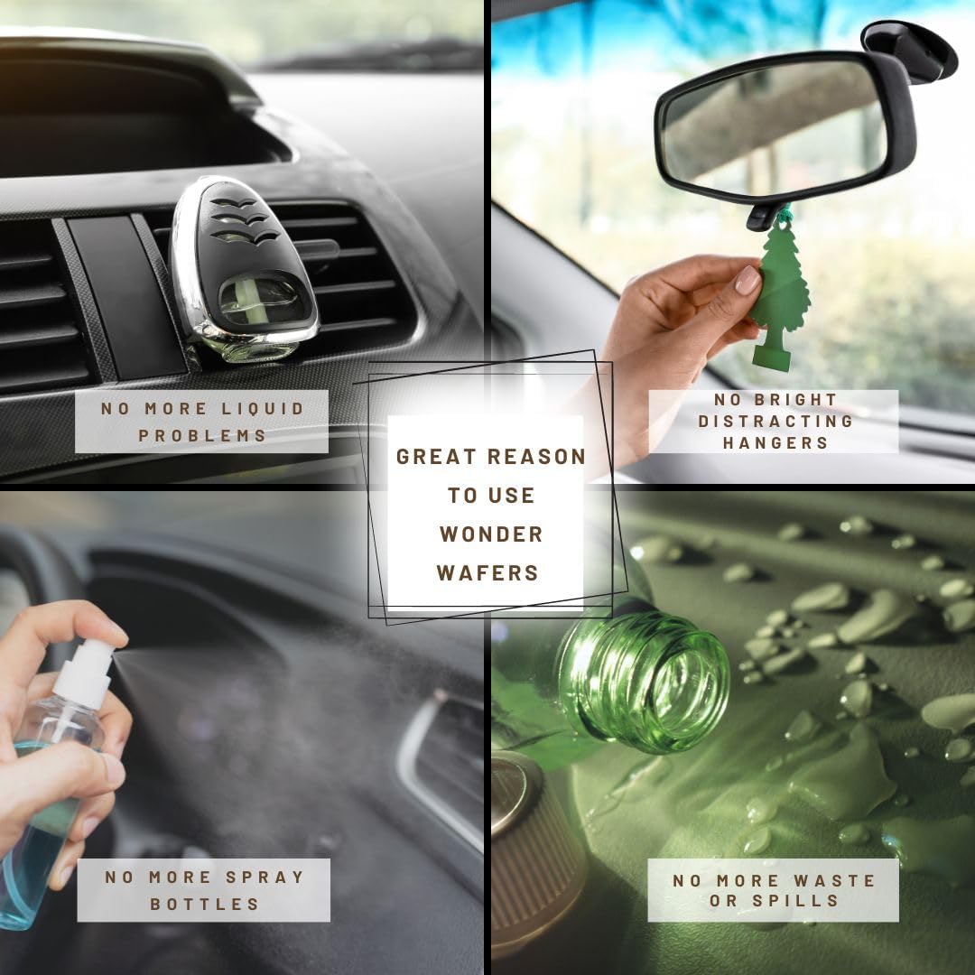 Wonder Wafers 250 Count Unwrapped Automobile Professional Use Air Fresheners Car and Truck Detail (Nu Car)