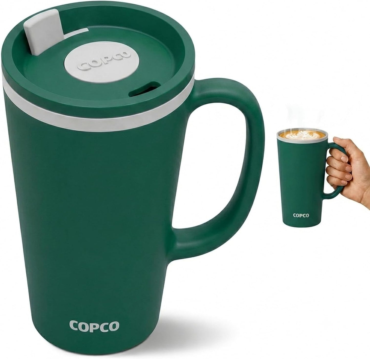 Copco – Cone – Cone Desk Mug – 16 Oz - Hunter Green