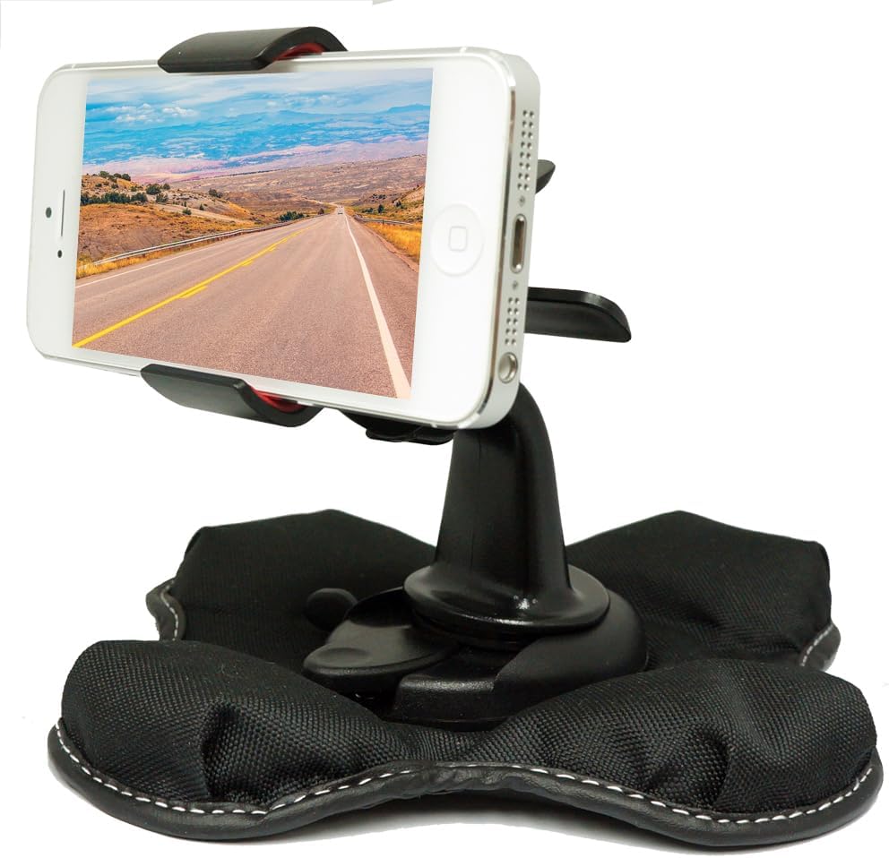 "Claw-X" NonSlip Universal Smartphone Beanbag Friction Dashboard Mount
