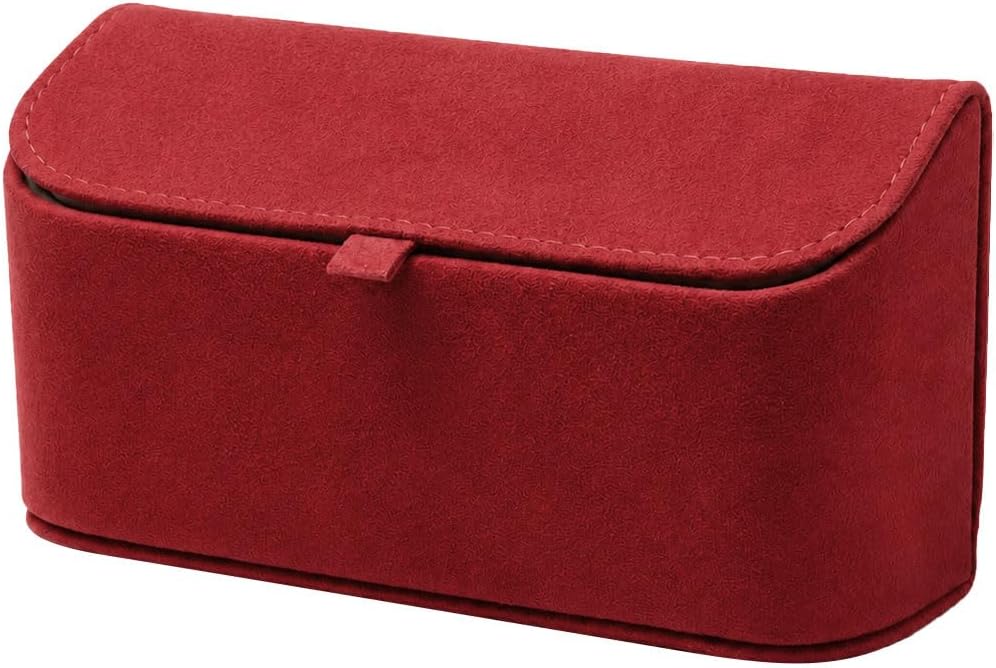 Craedli Sunglass Holder for Car Visor Clip, Soft Car Eyeglasses Storage Case with Magnetic Closure, Vehicle Interior Glasses Protective Box Organizer Accessories for SUV Truck Sedan (Black)