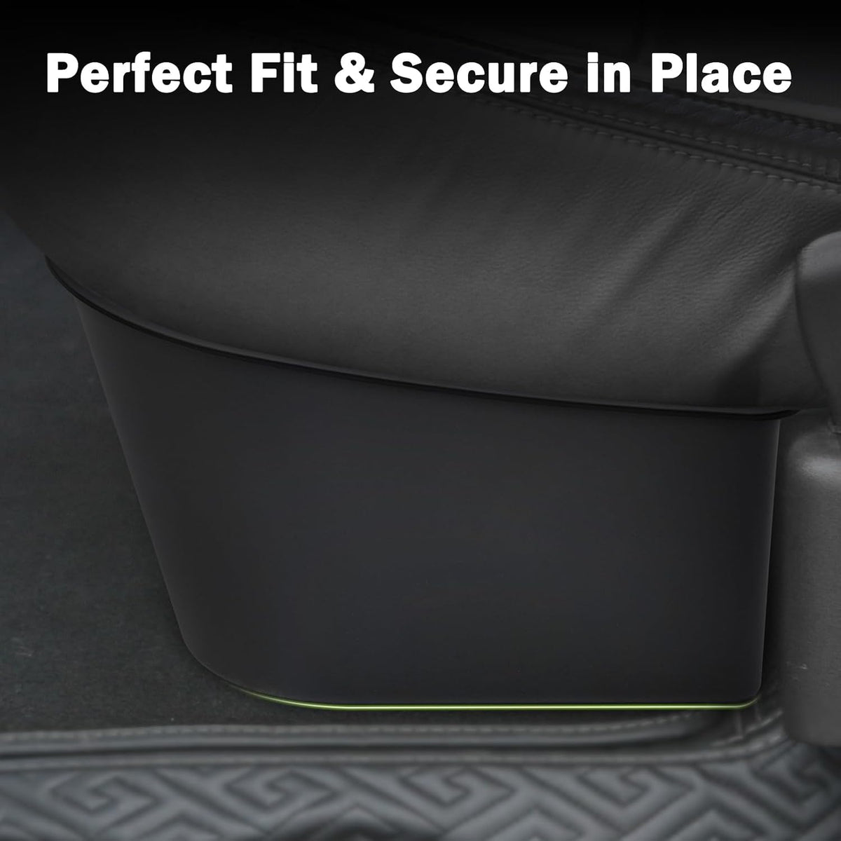Mixsuper Liner Under Seat Storage for 2015-2026 Ford F150, 2017-2026 F250 F350 F450 F550 Super Duty, Rear Underseat Organizer for Ford F-150 Accessories Black