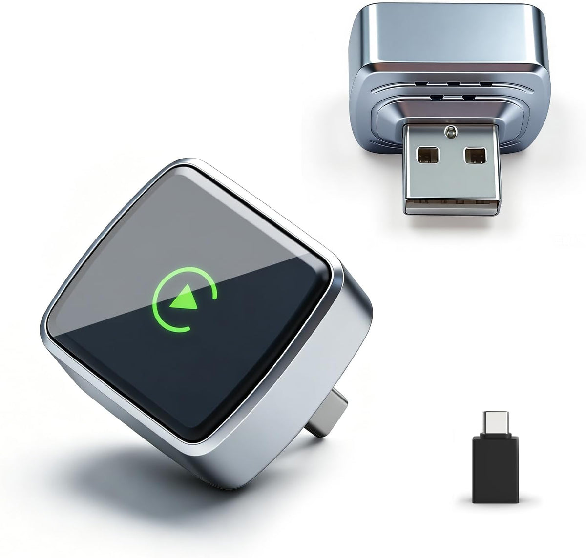 Wireless CarPlay Adapter 2026 Upgrade Mini Design Bluetooth