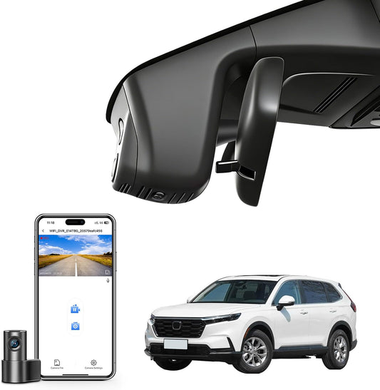 Mangoal 4K Dash Cam for Gen6 Honda CRV & CRV Hybrid 2023-2026(Black)