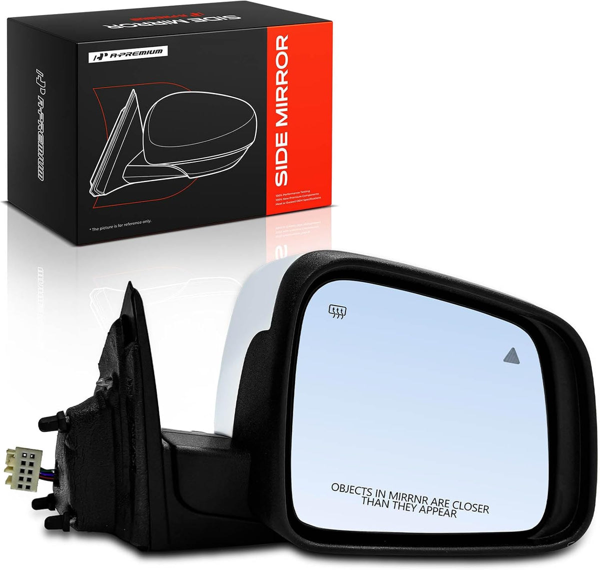 A-Premium Passenger Side Power Door Mirror Compatible with Jeep