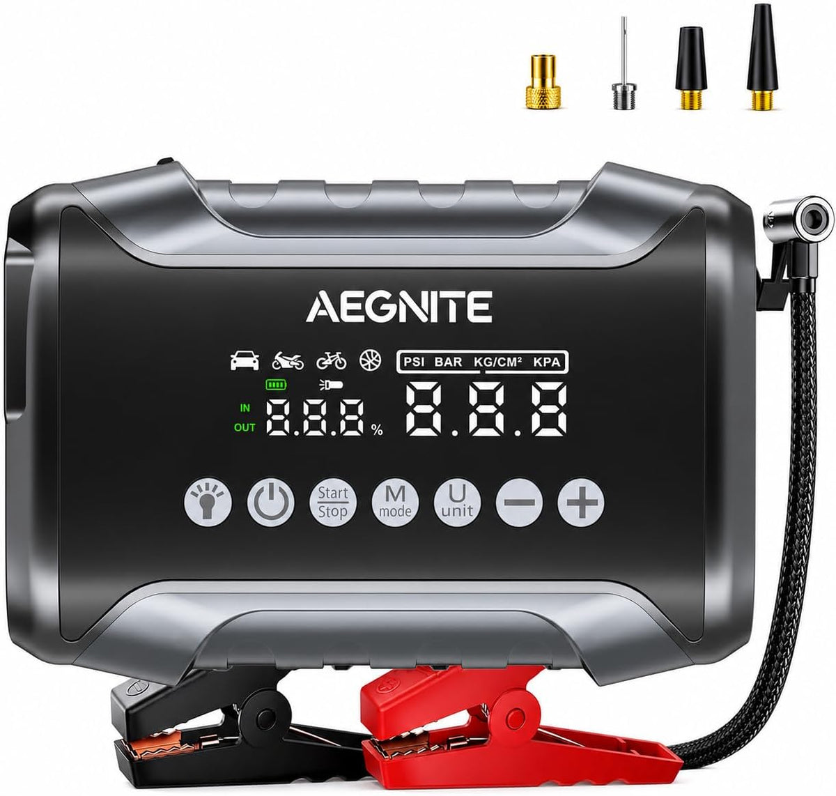 Jump Starter with Air Compressor 3000A 150PSI