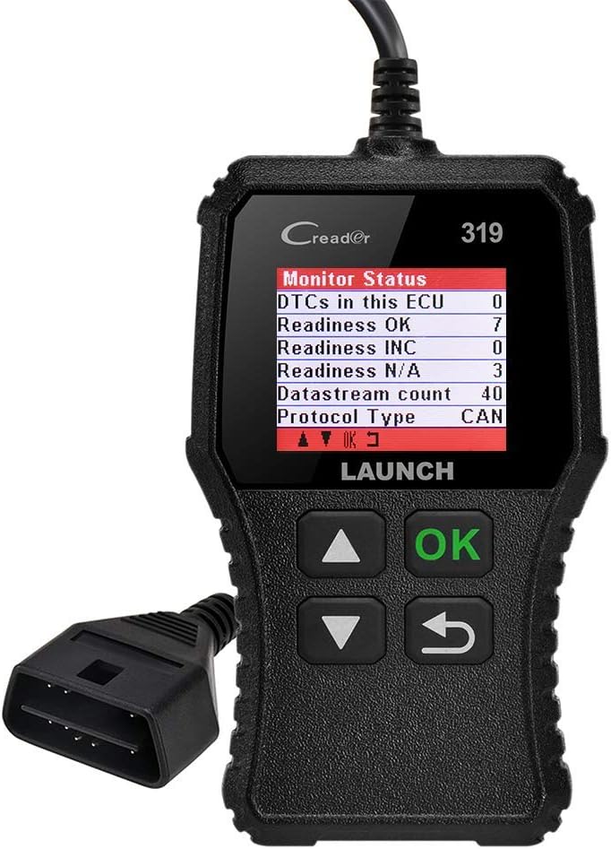 Launch CR319 OBD2 Scanner Engine Fault Code Reader for OBD2 Protocol Cars