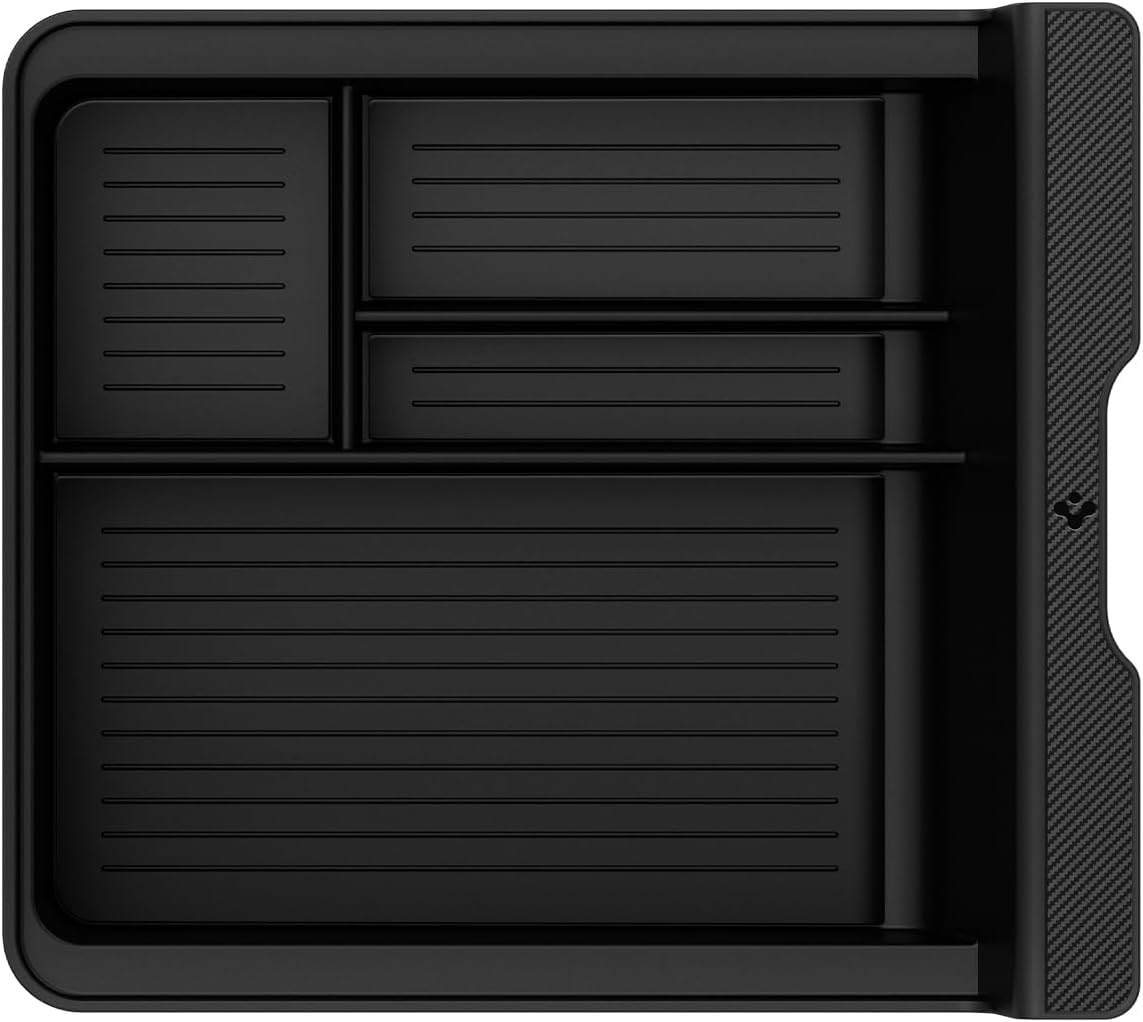 Spigen Center Console Organizer for Tesla Model Y (2021-2024) & Model 3 (2021-2023) [Not for Model Y Juniper 2025/26 and Model 3 Highland (2024/25)]