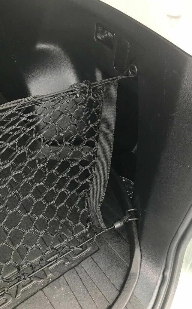 Rear Trunk Organizer Cargo Net for Subaru Forester 1998–2026 – Envelope Style Cargo Net for SUV – Premium Mesh Car Trunk Organizer Vehicle Carrier Storage – Compatible with Forester