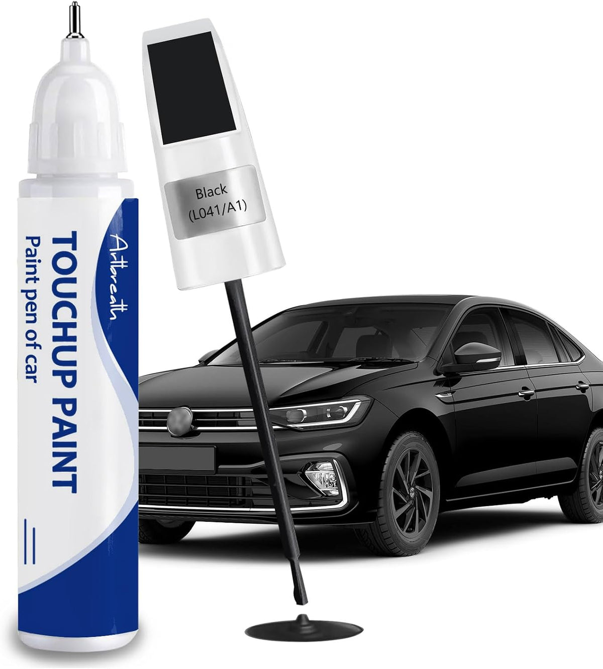 Pyrite Silver LB7S/D5/K2 Touch Up Paint for Volkswagen OEM Color Match