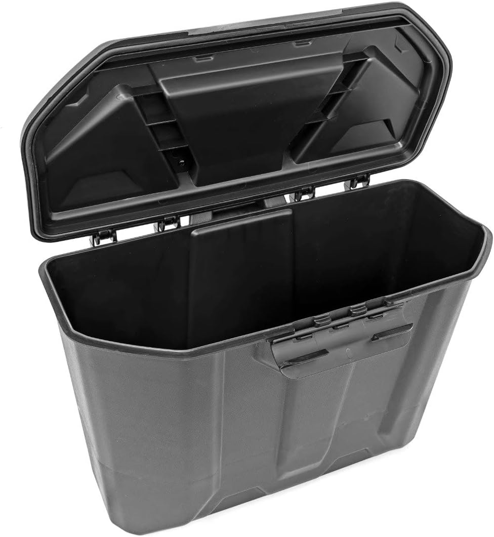 Rough Country Under Seat Storage Box for Can-Am Defender HD5 / HD8 / HD9 / HD10 (2016–2025) - Passenger Seat Drop-In Organizer, Water-Resistant, 3.7-Gallon Storage Capacity