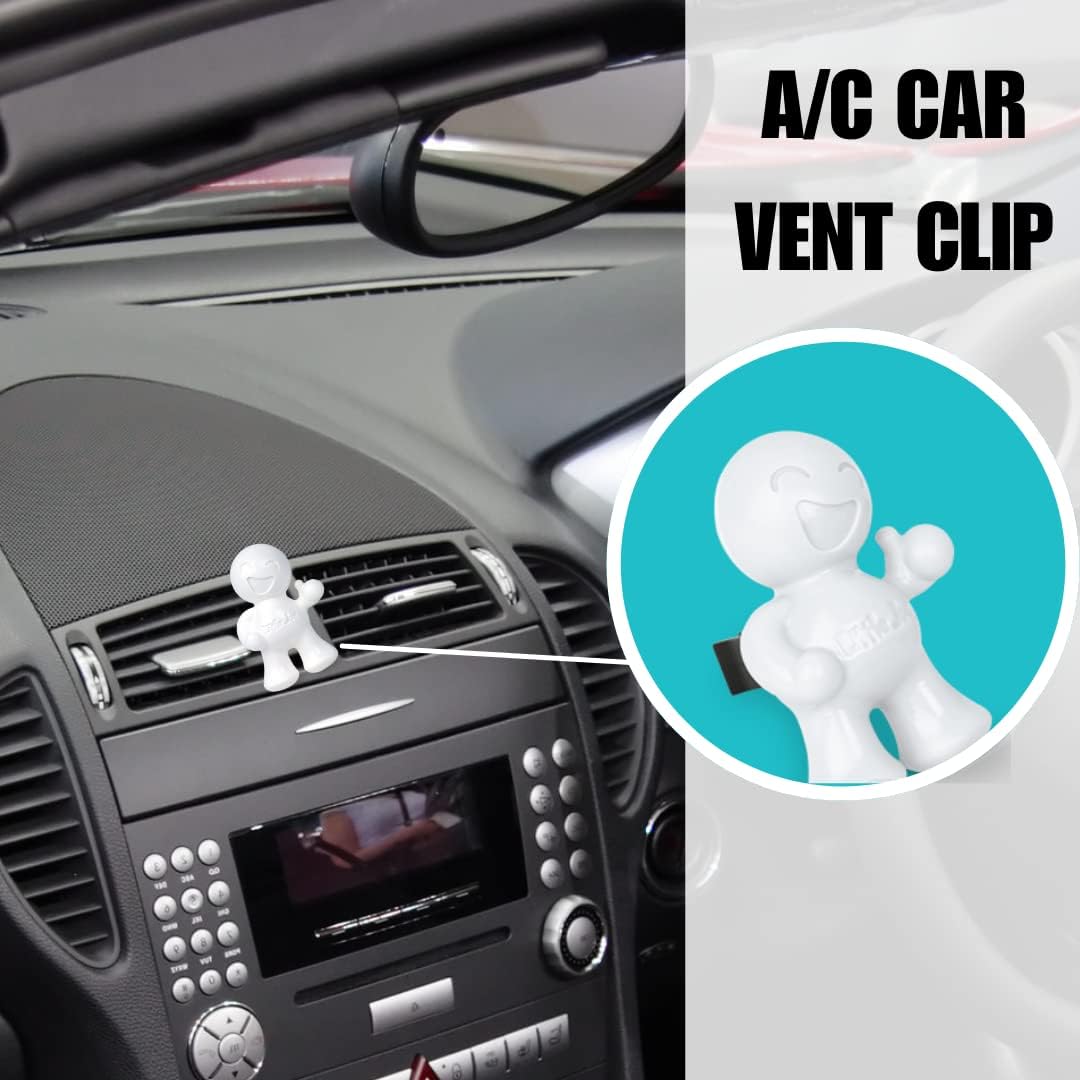 Little Joe 96401 New Car Scent Car Air Freshener Clips to A/C Air Vent Uses Alcohol-Free Fragrance Oil is Non-Hazardous and Non-Toxic Plastic, Pack of 2