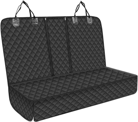 Car Back Seat Cover for Dog, Waterproof Nonslip Car Seat Protector for Pet Kids, Pet Bench Backseat Cover for Cars SUVs Trucks, 53"