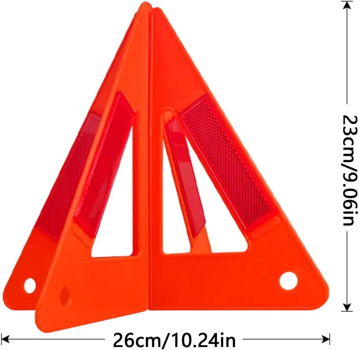 High Visibility Reflective Triangle Warning Sign Foldable for Car Truck Emergencies Roadside