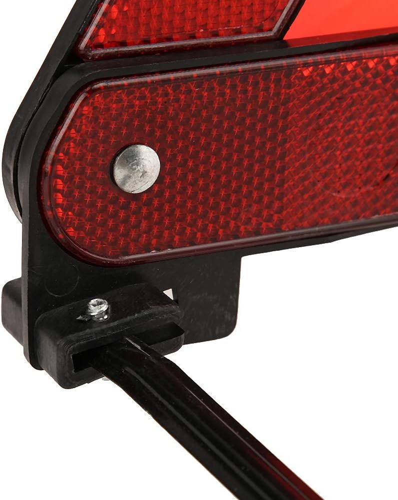 Triangular Road Safety Reflectors, Foldable Triple Warning Triangle Emergency Warning Triangle Reflector Safety Triangle Sign Vehicle Safety Parking Sign