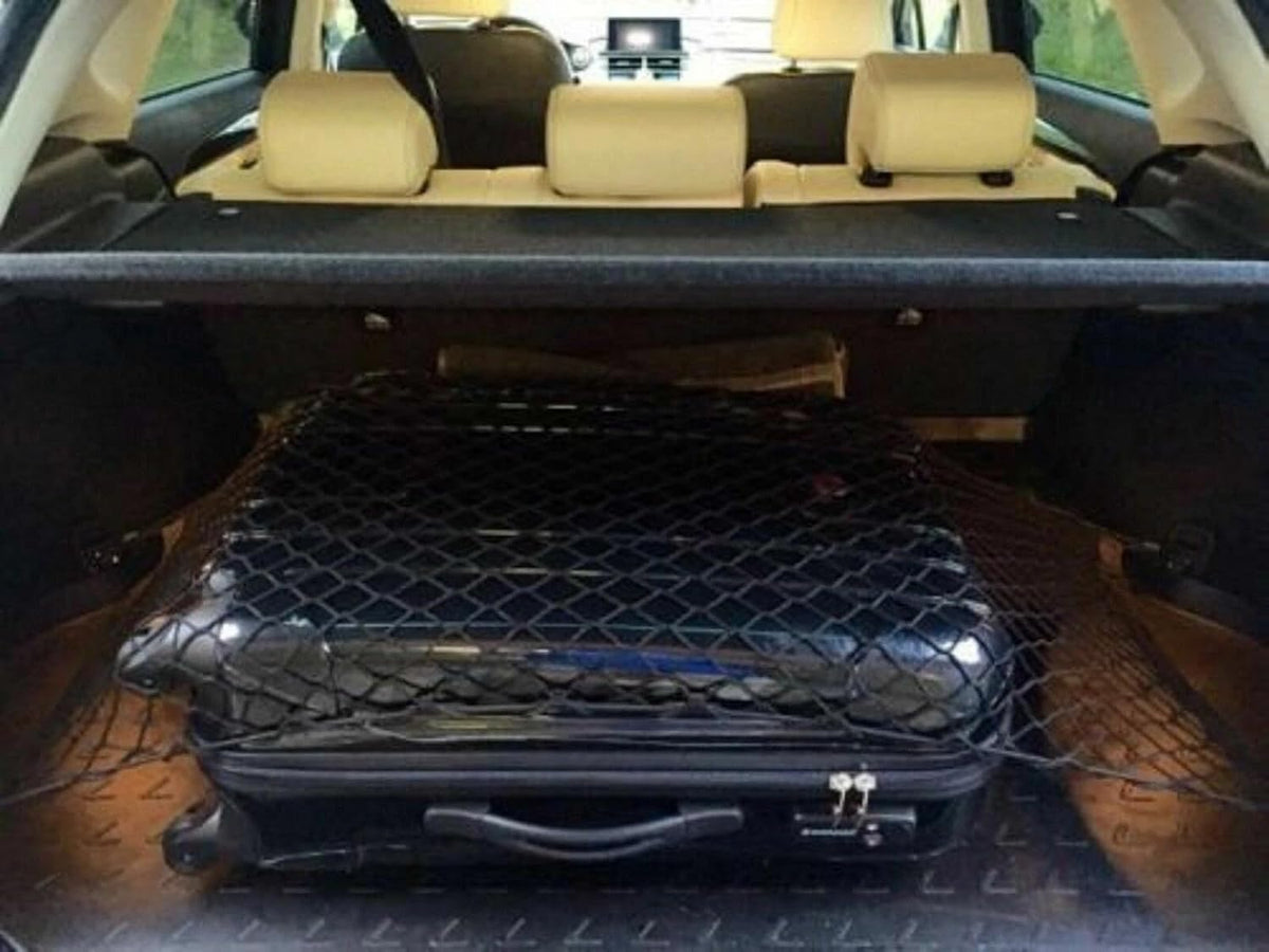 Rear Trunk Organizer Cargo Net for Lexus NX200t NX300h NX300 2015-2026 – Floor Style Cargo Net for SUV – Premium Mesh Elastic Car Trunk Organizer-Compatible with NX200t NX300h NX300