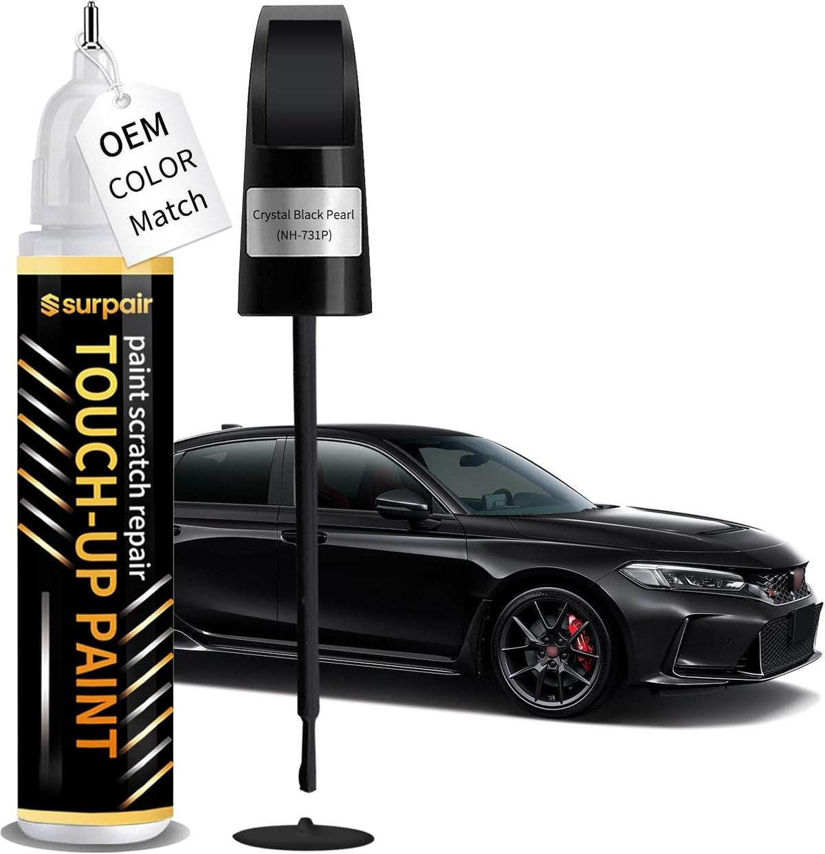 Crystal Black Pearl NH-731P Touch up Paint for Honda Car Paint Pen