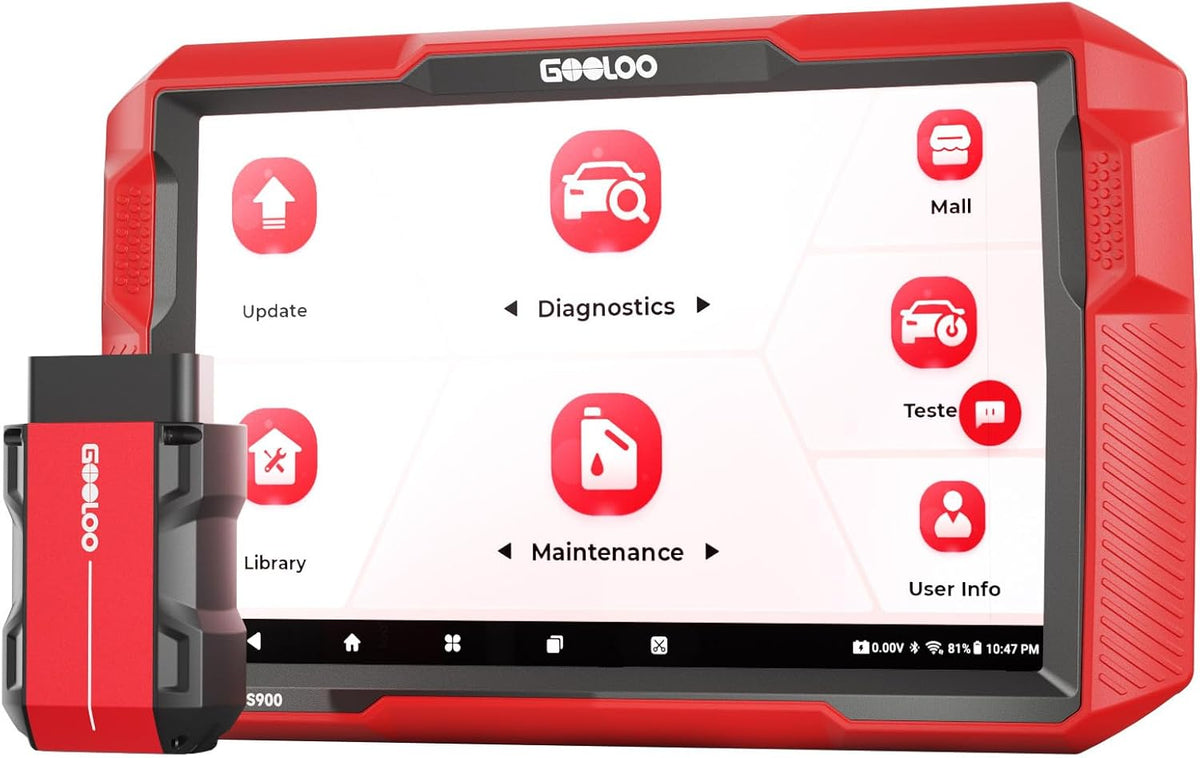 GOOLOO DS900 OBD2 Car Scanner ABS SRS Transmission, No Subscription Fees