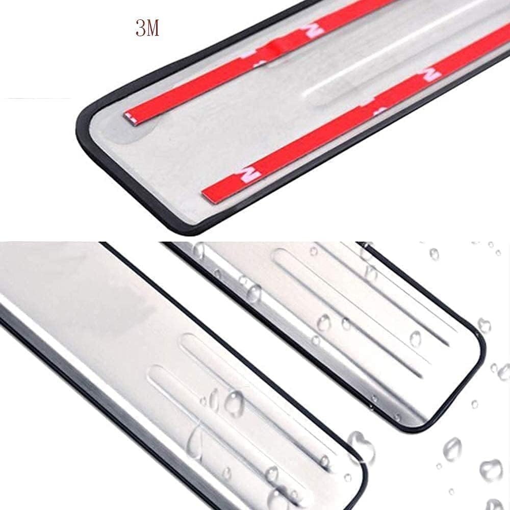 4PCS Door Sill Protector for 2016-2024 2025 Cadillac XT5, Stainless Steel Front and Rear Door Car PedalKick Protection Car Door Sill Scuff Plate Guard Sills,Black