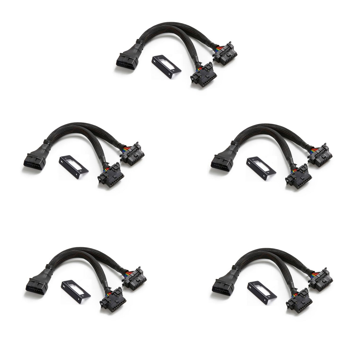 bbfly-B6 OBD2 Splitter OBDII Extension Cable Adapter (1FT/30CM) (1Pack)