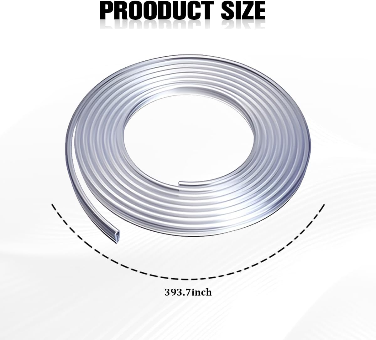 Car Door Edge Guards, 32.8FT U-Shaped Built-in Scratch-Resistant Vehicle Door Edge Trim Protection, Automotive Bumper Seal Protector Strip, Universal for SUV Sedan Truck (Transparent)
