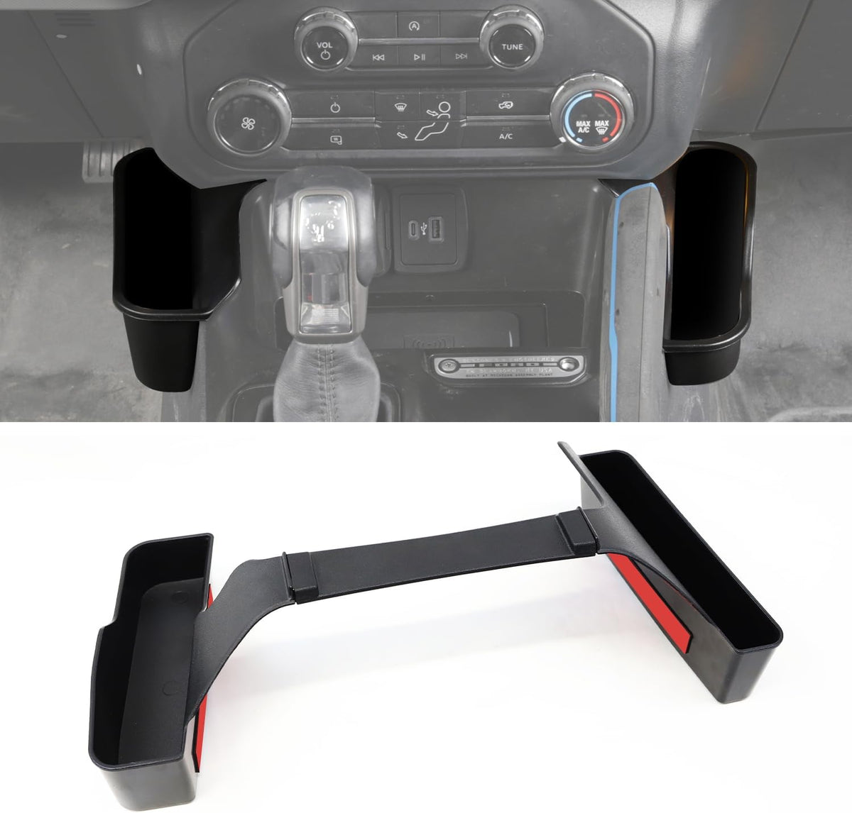 Center Console Shifter Organizer Tray for 2021-2026 Ford Bronco