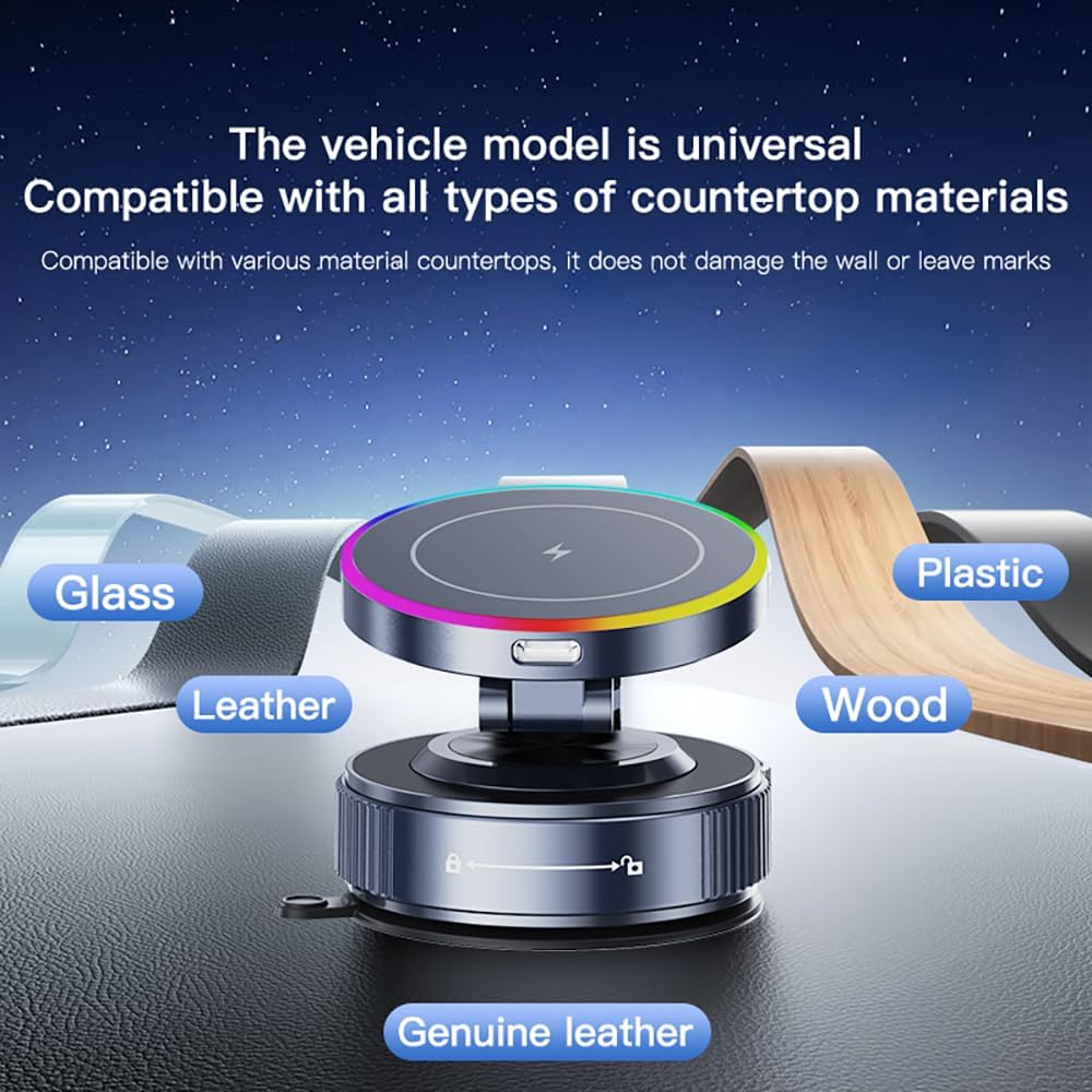 for MagSafe Car Mount Charger,15W Wireless Charge,Phone Holder for Your Car