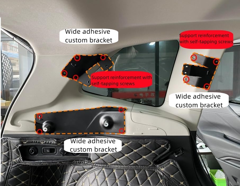 for Subaru Forester 2019-2024 Car Rear Trunk Molle Storage Panel Organizer Car Accessories Gathering Zone