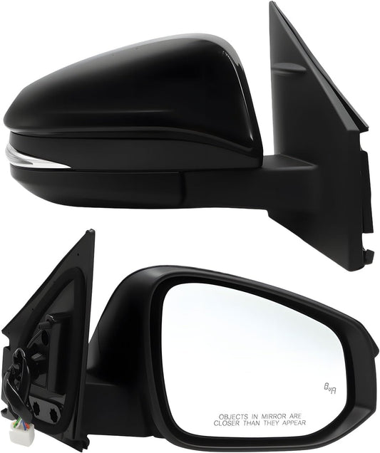 Right Side Mirror Assembly Compatible with RAV-Four 2015-2018