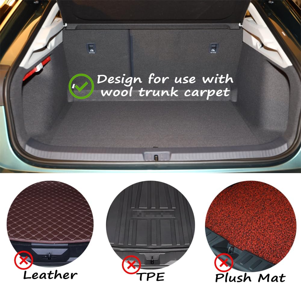 Fun&H Car Trunk Organizer Blocks, Hook & Loop Trunk Cargo Blocks, Trunk Divider to Hold Cargo in Place, Available to Wool Carpet for Car Truck SUV Van (3.9'')