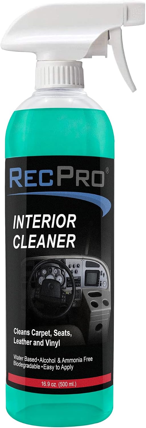 RecPro RV Interior Cleaner | Furniture Cleaner, Seat Cleaner, Fabric Cleaner | Cleans Carpets, Seats, Leather, Upholstery and Vinyl (Interior Cleaner Only)