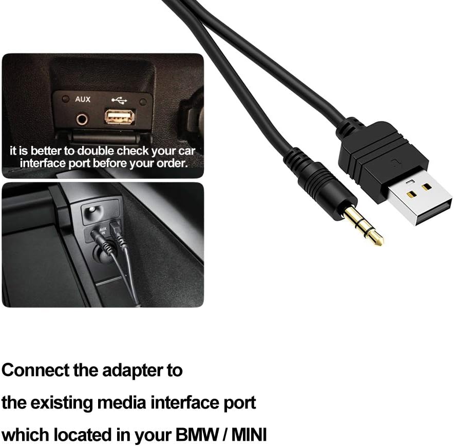 Bluetooth Adapter Cable for BMW Mini Cooper Media Inerface MMI System