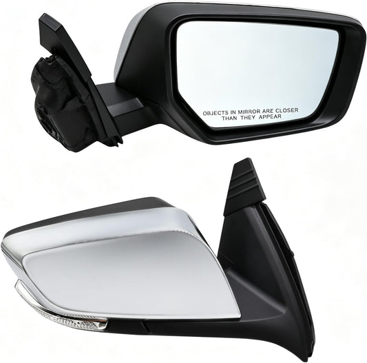 Right Mirror Assembly Compatible with Impala 2014-2020 12 Pins