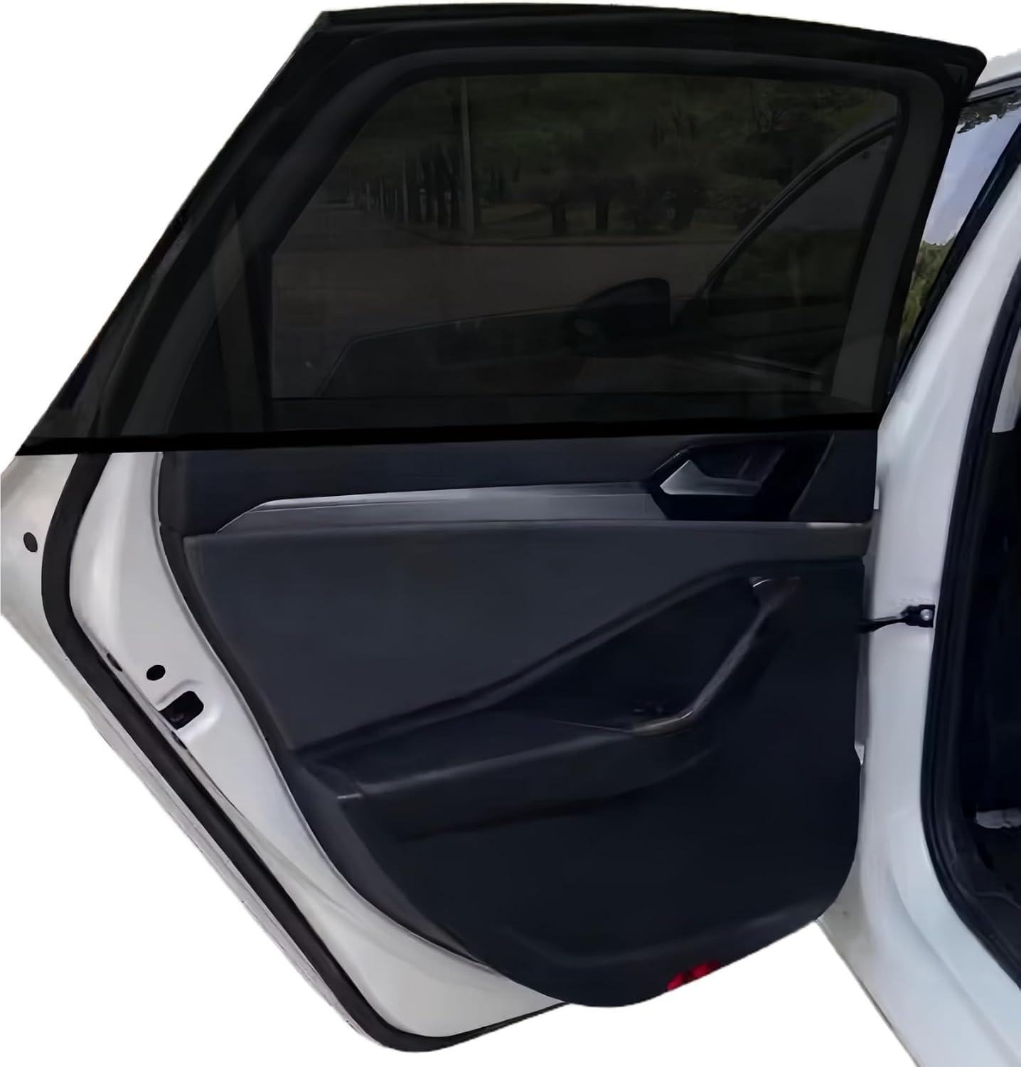 2Pack Car Window Shades Mesh Screen 27"x43", Universal Fit Most of Cars, Large SUV, Pickup, Sunshade for Car Camping UV Protection Breathable Mesh Baby Side Window Covers