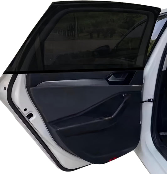 2Pack Car Window Shades Mesh Screen 27"x43", Universal Fit Most of Cars, Large SUV, Pickup, Sunshade for Car Camping UV Protection Breathable Mesh Baby Side Window Covers